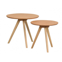 RO YUMI NESTING TABLES OAK